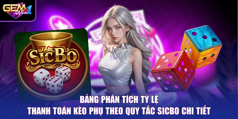 Bảng phân tích tỷ lệ thanh toán kèo phụ theo quy tắc Sicbo chi tiết